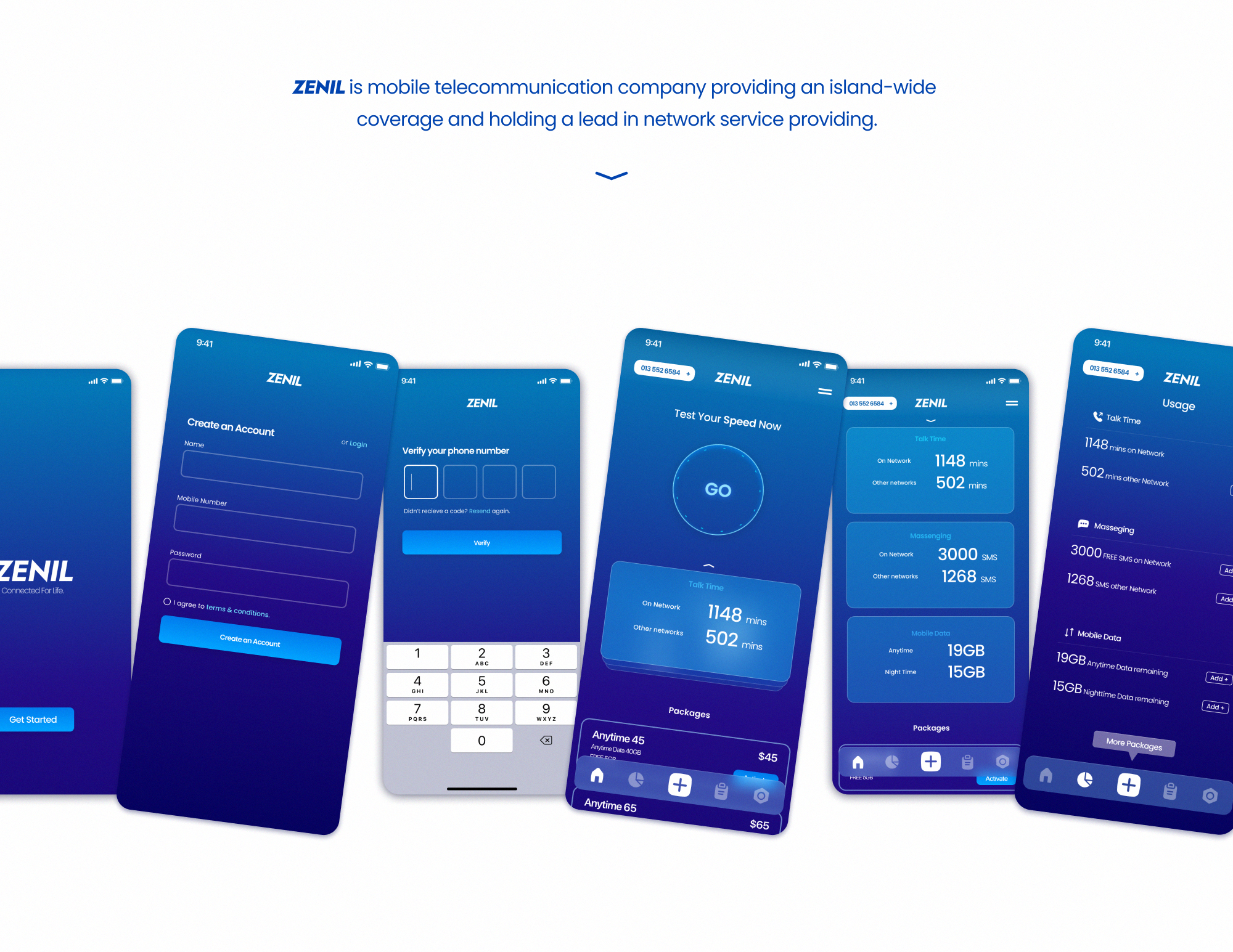 Mobile app UI Hera Studio