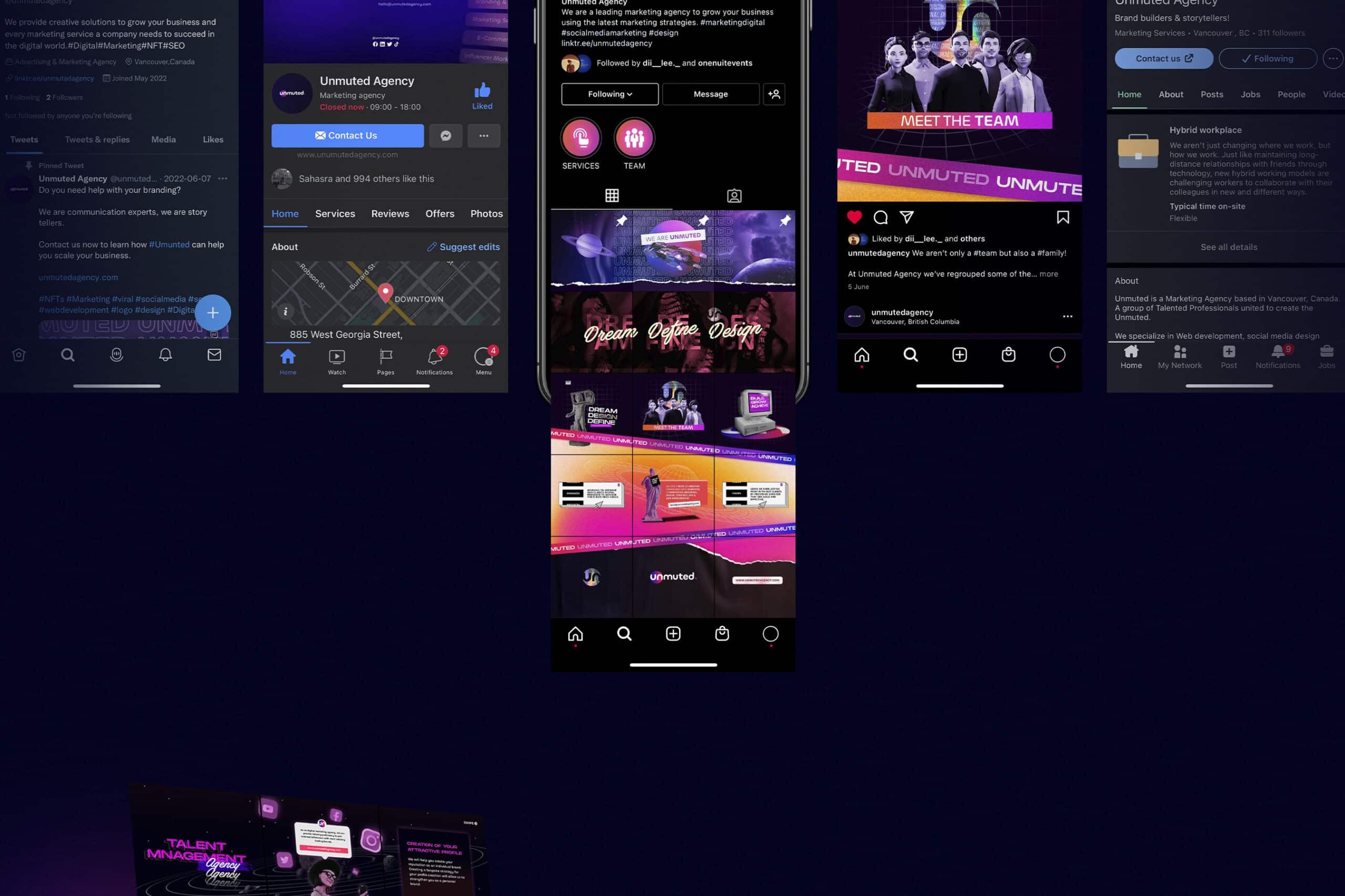 Social media management Brand Identity Design