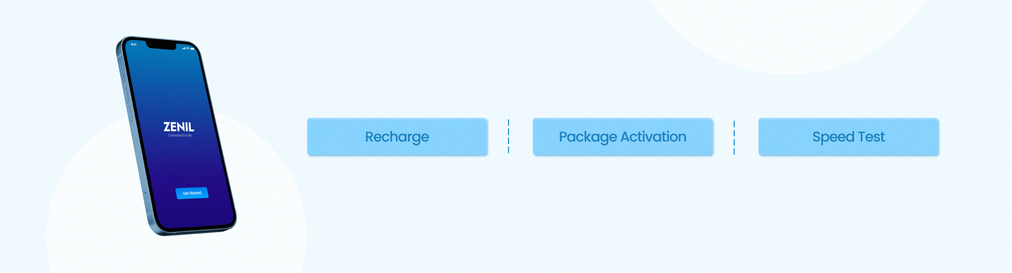 Zenil Mobile app UI design